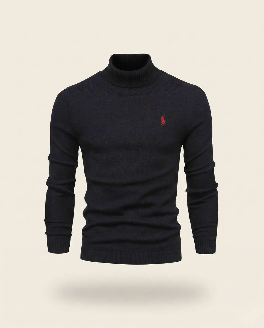 St. Martin Co RL Rollneck Knit Three-Colour Set — detail view