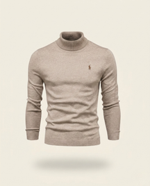 St. Martin Co RL Rollneck Knit Three-Colour Set — lifestyle view