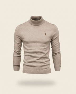 St. Martin Co RL Rollneck Knit Three-Colour Set — lifestyle view
