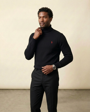 St. Martin Co RL Rollneck Knit Three-Colour Set — side view