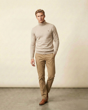 St. Martin Co RL Rollneck Knit Three-Colour Set — detail view
