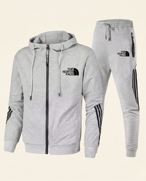 St. Martin Co TNF Red Zip Hoodie and Track Trouser Set — detail view