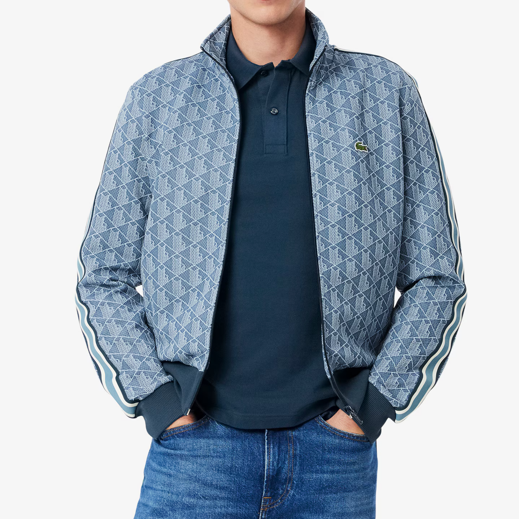 St. Martin Co LC Monogram Jacquard Tracksuit Set — detail view
