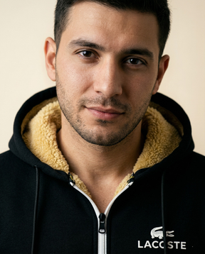 St. Martin Co Sherpa-Lined Full-Zip Hooded Sweatshirt — side view