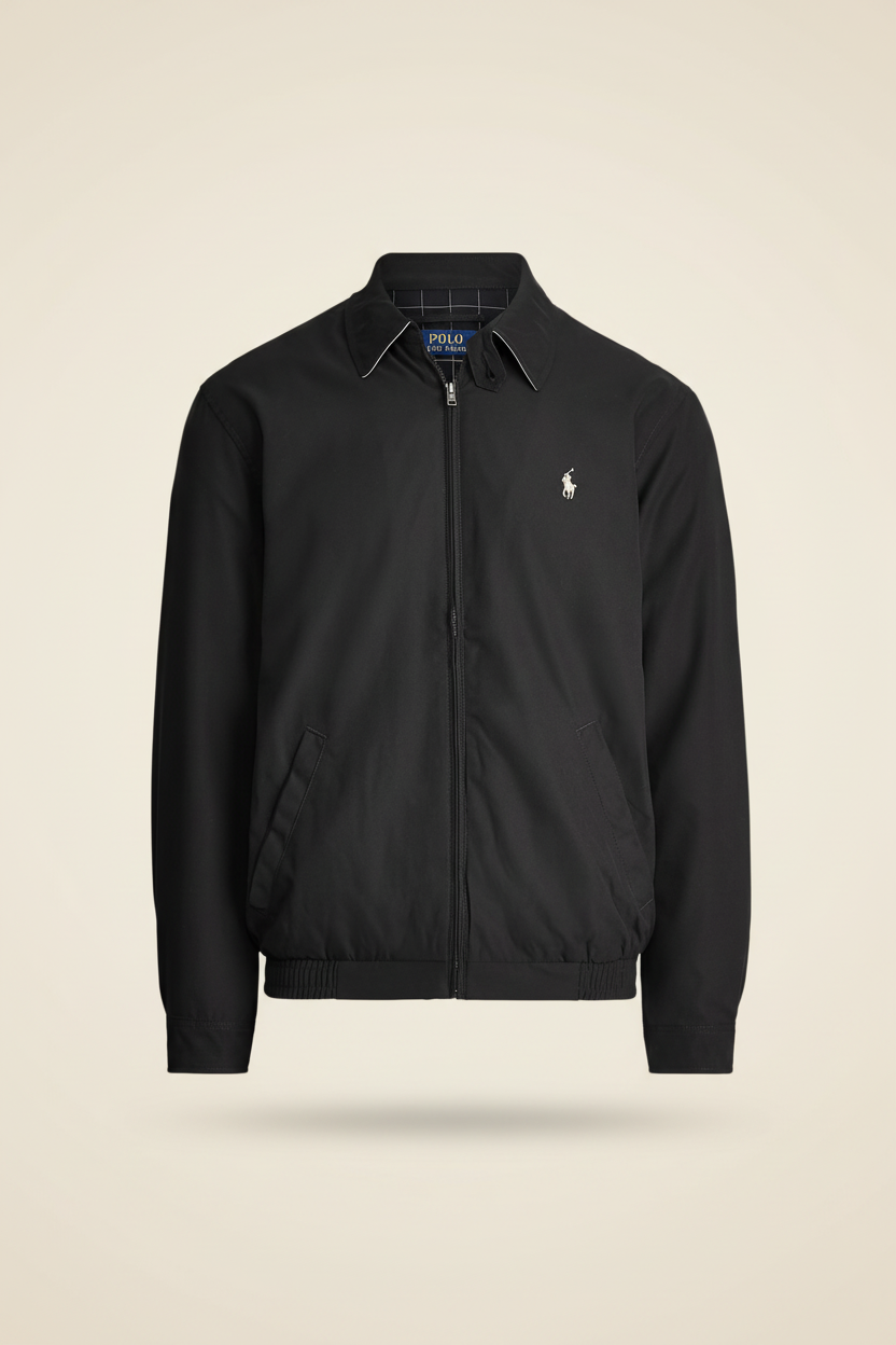 St. Martin Co RL Navy Club Harrington Jacket — detail view