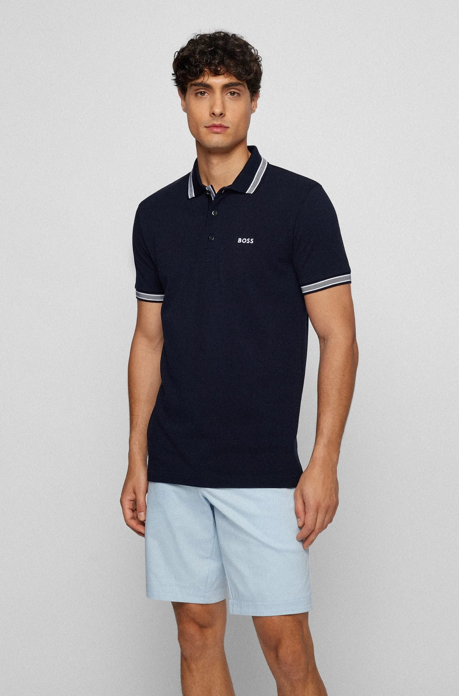 St. Martin Co Five-Colour Classic Polo Shirt Collection — detail view