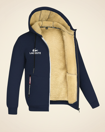 St. Martin Co Sherpa-Lined Full-Zip Hooded Sweatshirt — detail view