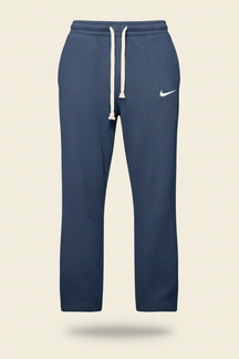 St. Martin Co Charcoal Waffle-Knit Drawstring Jogger Trousers — detail view