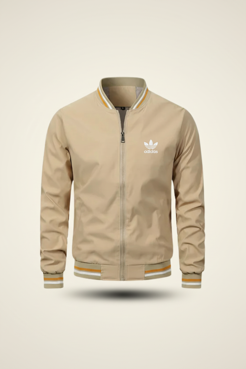 St. Martin Co AD Sand Varsity Bomber Jacket — back view