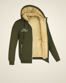 St. Martin Co Sherpa-Lined Full-Zip Hooded Sweatshirt — detail view