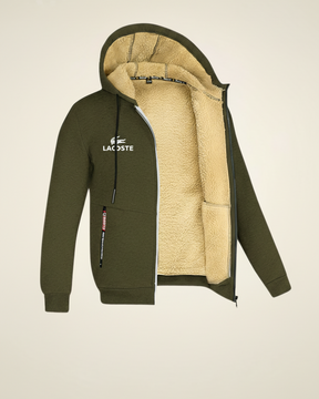 St. Martin Co Sherpa-Lined Full-Zip Hooded Sweatshirt — detail view