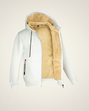 St. Martin Co Sherpa-Lined Full-Zip Hooded Sweatshirt — detail view
