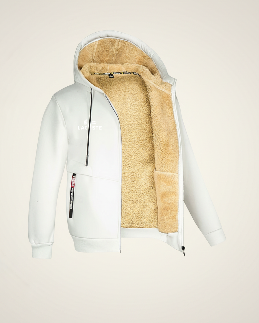 St. Martin Co Sherpa-Lined Full-Zip Hooded Sweatshirt — detail view