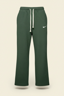 St. Martin Co Charcoal Waffle-Knit Drawstring Jogger Trousers — detail view