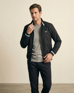 St. Martin Co LC Varsity Stripe Zip Blouson — front view