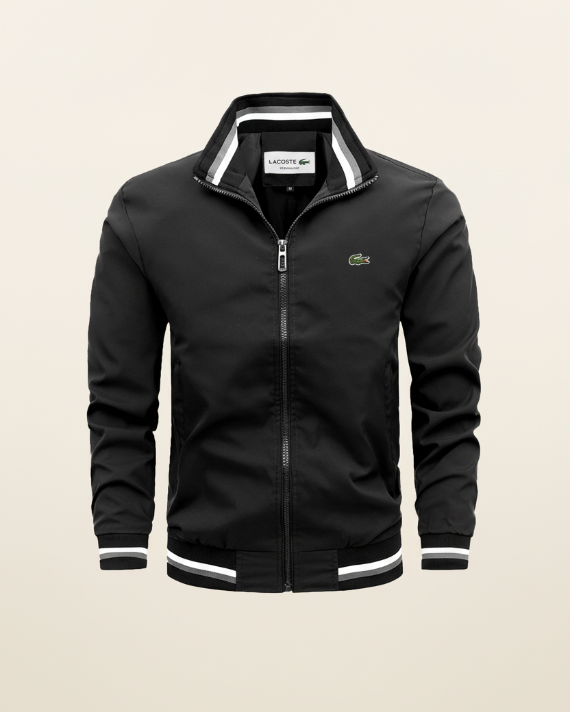 St. Martin Co LC Varsity Stripe Zip Blouson — detail view