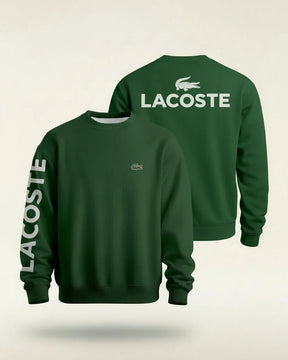 St. Martin Co LC Forest Crewneck Sleeve-Script Sweatshirt — detail view