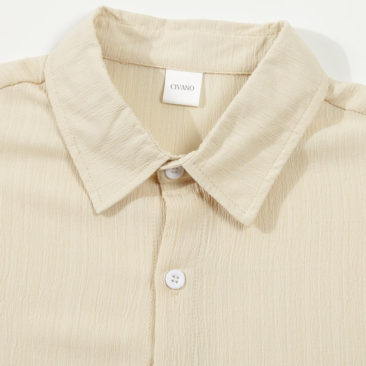 St. Martin Co Crinkle Cotton Short Sleeve Co-ord Set — detail view