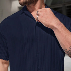 St. Martin Co Crinkle Cotton Short Sleeve Co-ord Set — detail view