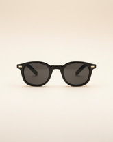 St. Martin Co Black Acetate Square-Frame Sunglasses — detail view
