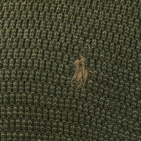 St. Martin Co RL Forest Waffle Half-Zip Knit — side view