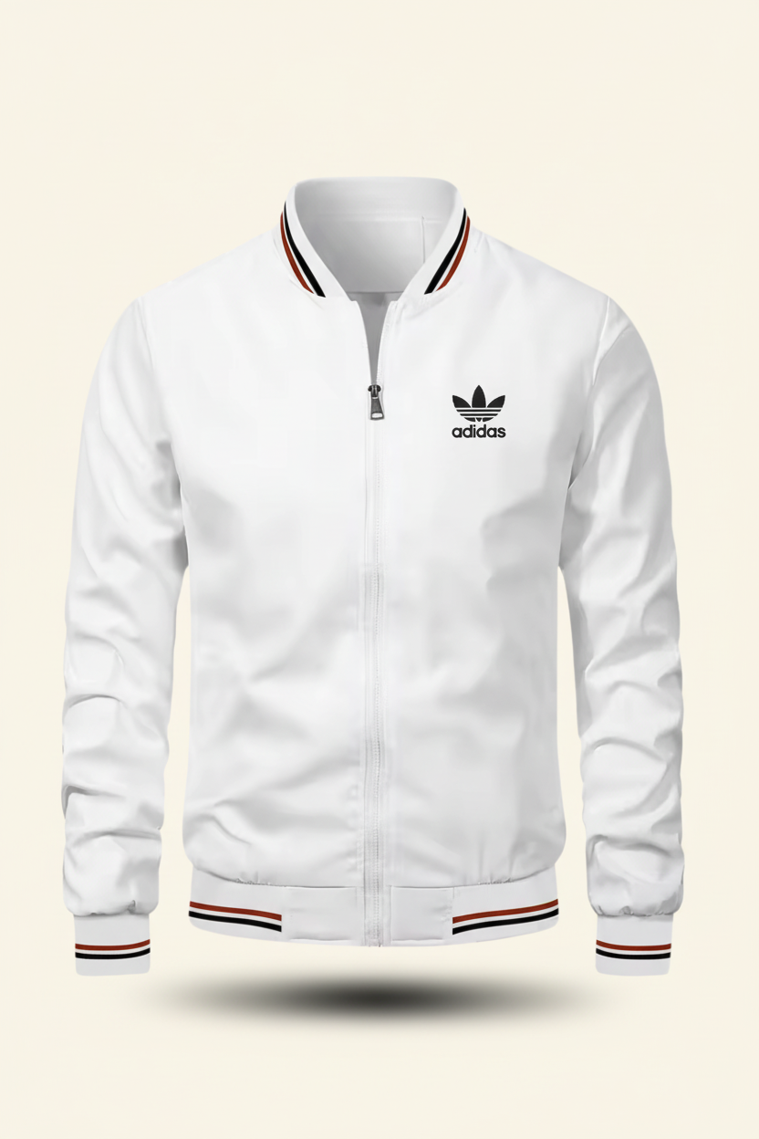 St. Martin Co AD Sand Varsity Bomber Jacket — detail view