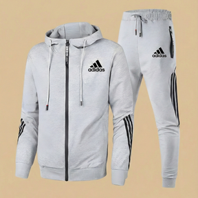 St. Martin Co AD Contrast Stripe Zip-Through Tracksuit Set — detail view