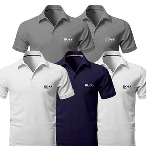 St. Martin Co Five-Colour Classic Polo Shirt Collection — detail view