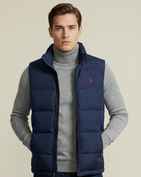 St. Martin Co RL Alpine Gilet and Roll-Neck Set — detail view