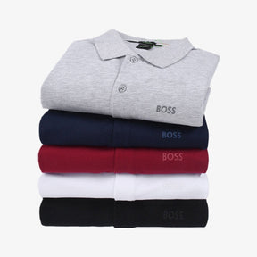 St. Martin Co Five-Colour Classic Polo Shirt Collection — front view