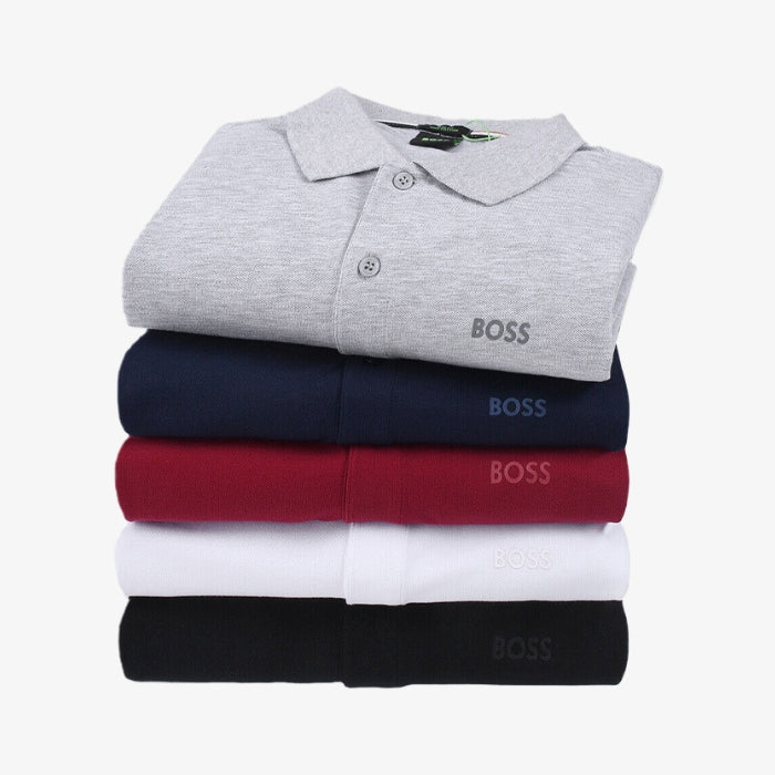 St. Martin Co Five-Colour Classic Polo Shirt Collection — front view