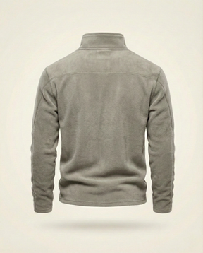St. Martin Co Slate Fleece Quarter-Zip Pullover — detail view