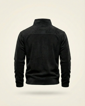 St. Martin Co Slate Fleece Quarter-Zip Pullover — detail view
