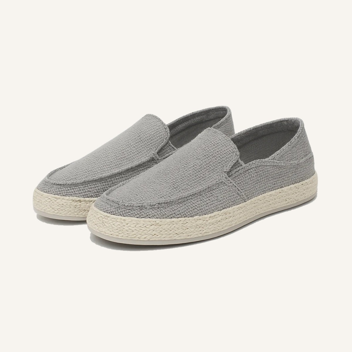 St. Martin Co Woven Canvas Espadrille Slip-On Loafer — front view