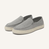 St. Martin Co Woven Canvas Espadrille Slip-On Loafer — front view
