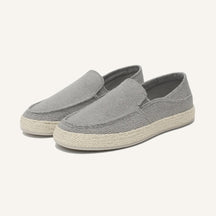 St. Martin Co Woven Canvas Espadrille Slip-On Loafer — front view