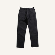 St. Martin Co Tapered Greige Cotton Chino Trousers — detail view