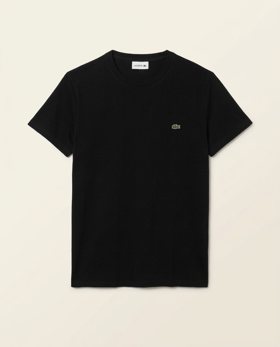St. Martin Co LC Black Crewneck Cotton T-Shirt — front view
