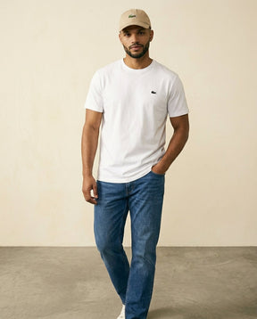 St. Martin Co LC Black Crewneck Cotton T-Shirt — detail view