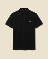 St. Martin Co LC Black Piqué Short-Sleeve Polo — front view