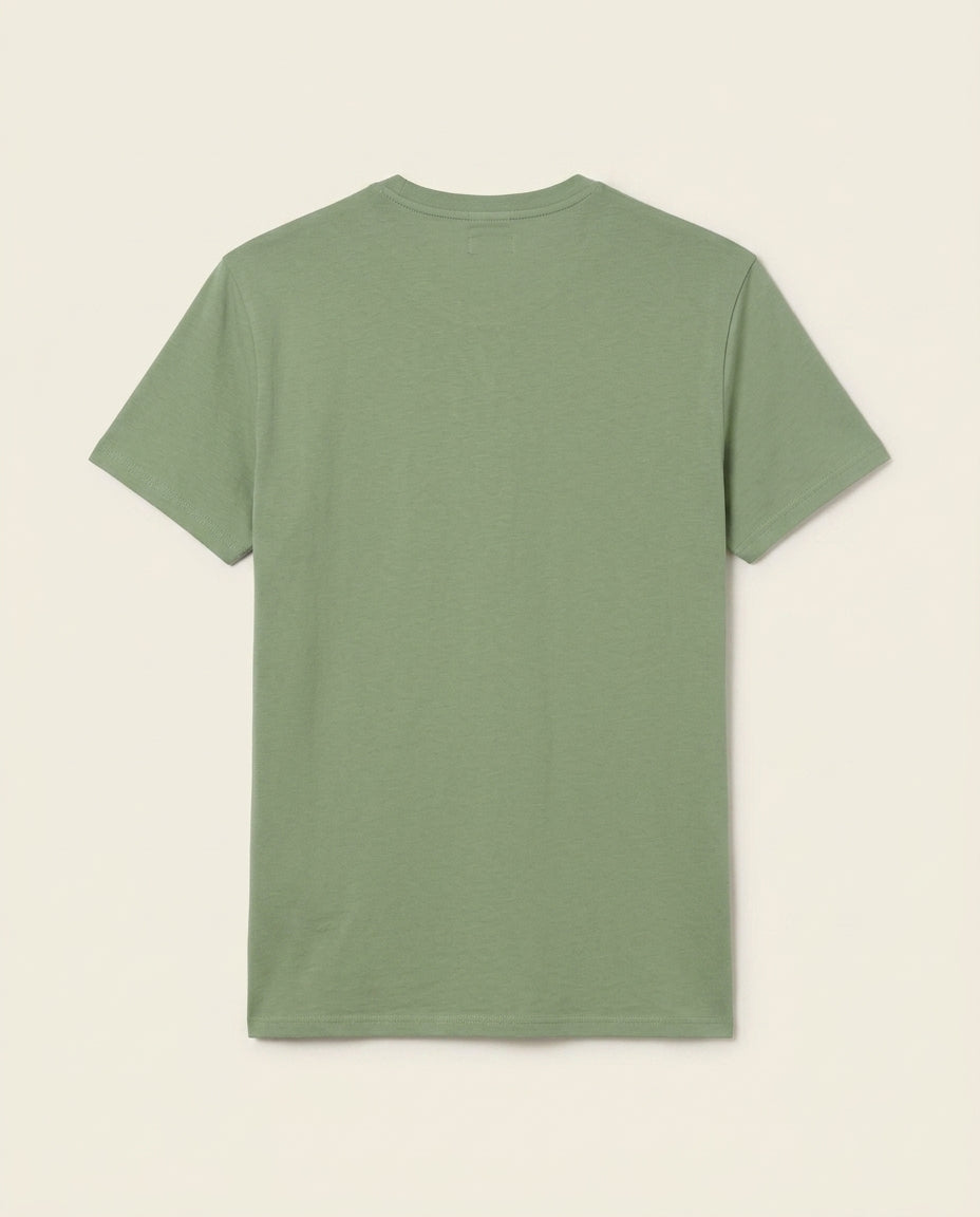 St. Martin Co LC Sage V-Neck Jersey Tee — back view