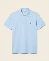 St. Martin Co LC Pale Blue Piqué Short Sleeve Polo — front view