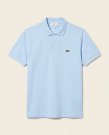 St. Martin Co LC Pale Blue Piqué Short Sleeve Polo — front view
