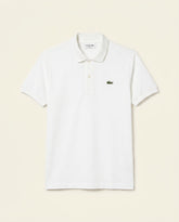 St. Martin Co LC White Piqué Short Sleeve Polo — front view