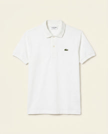 St. Martin Co LC White Piqué Short Sleeve Polo — front view