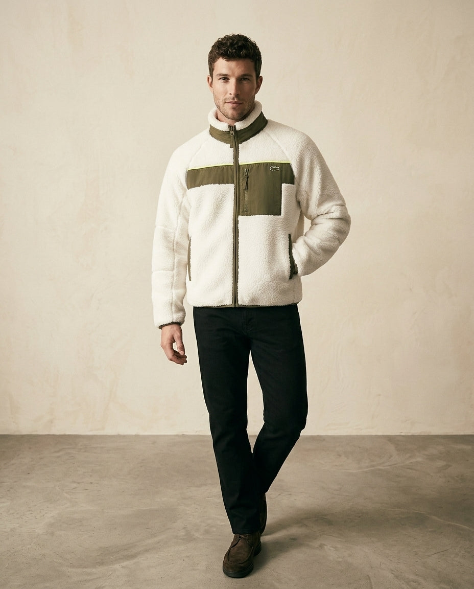 St. Martin Co LC Sherpa Blocked Fleece Zip Jacket — side view