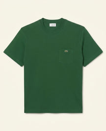 St. Martin Co LC Forest Green Piqué Pocket Tee — front view