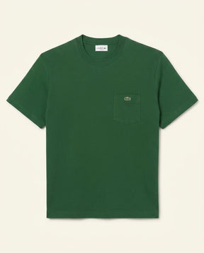 St. Martin Co LC Forest Green Piqué Pocket Tee — front view