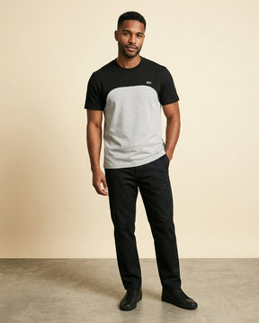 St. Martin Co LC Colour-Block Cotton Crew Tee — detail view