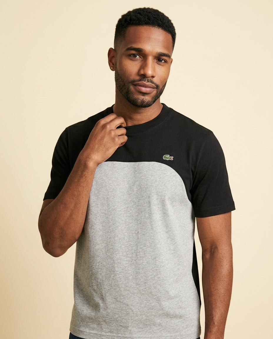 St. Martin Co LC Colour-Block Cotton Crew Tee — side view